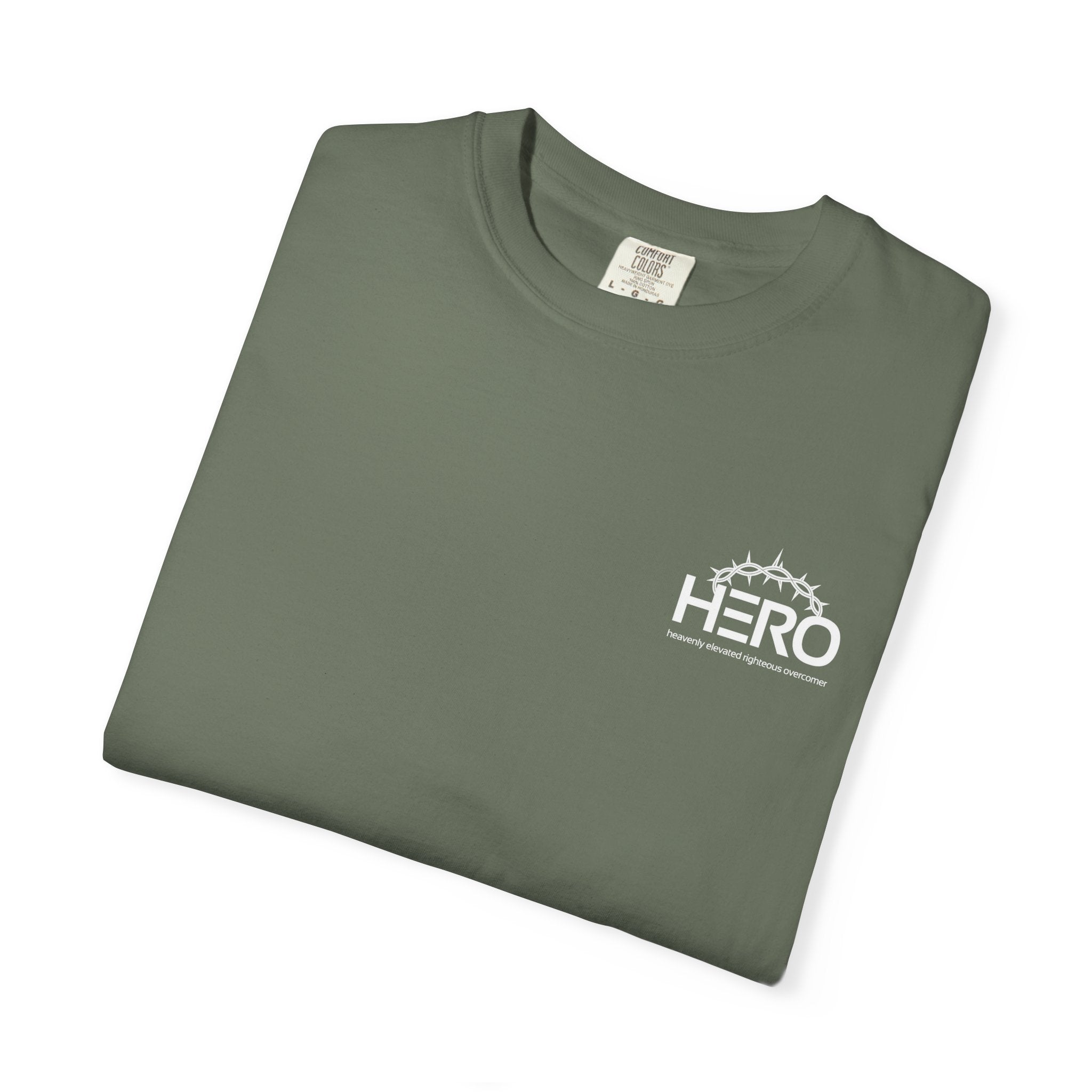 HERO Jesus is the main attraction Christian T-Shirt — "The HERO Steps Out" Faith Tee