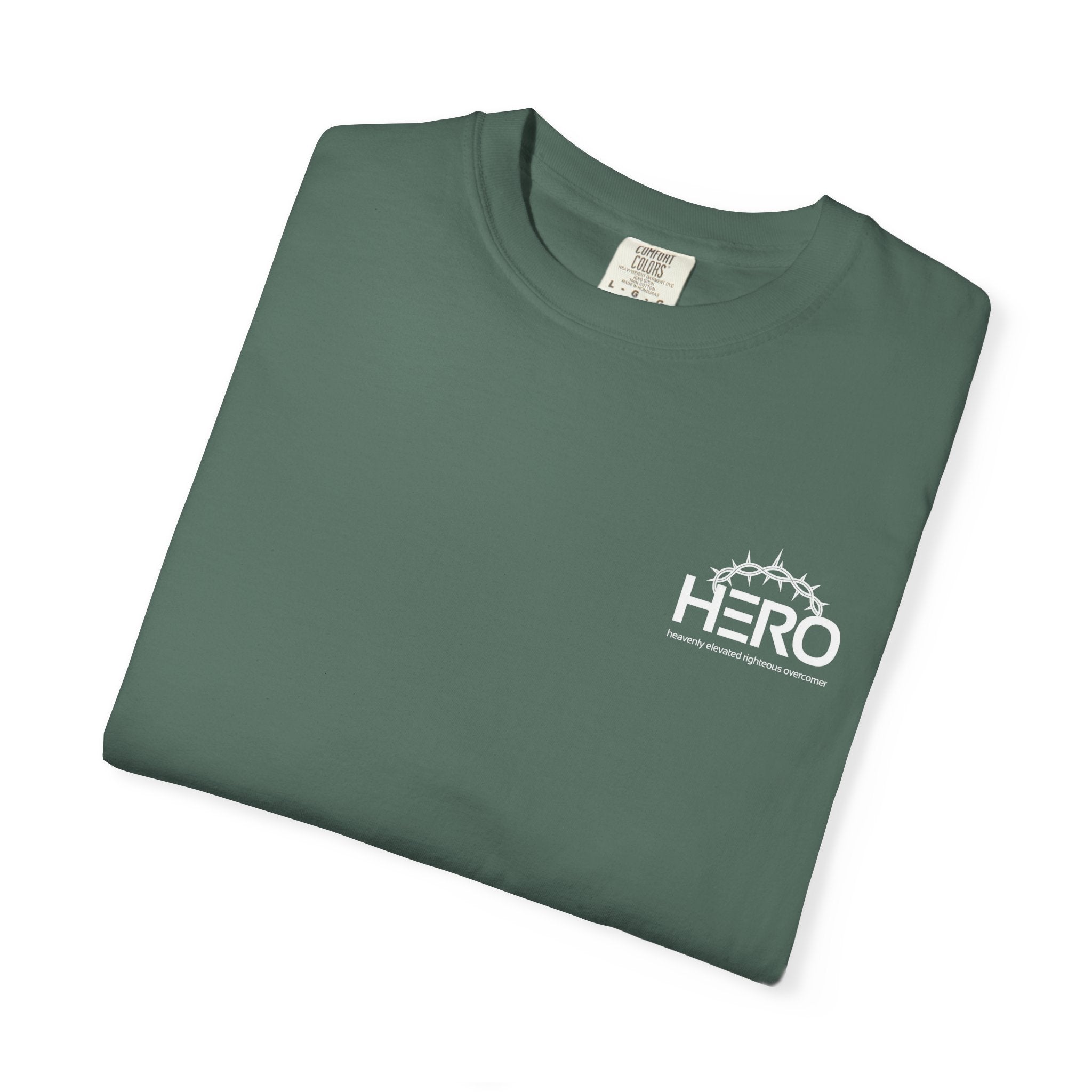 HERO Jesus is the main attraction Christian T-Shirt — "The HERO Steps Out" Faith Tee