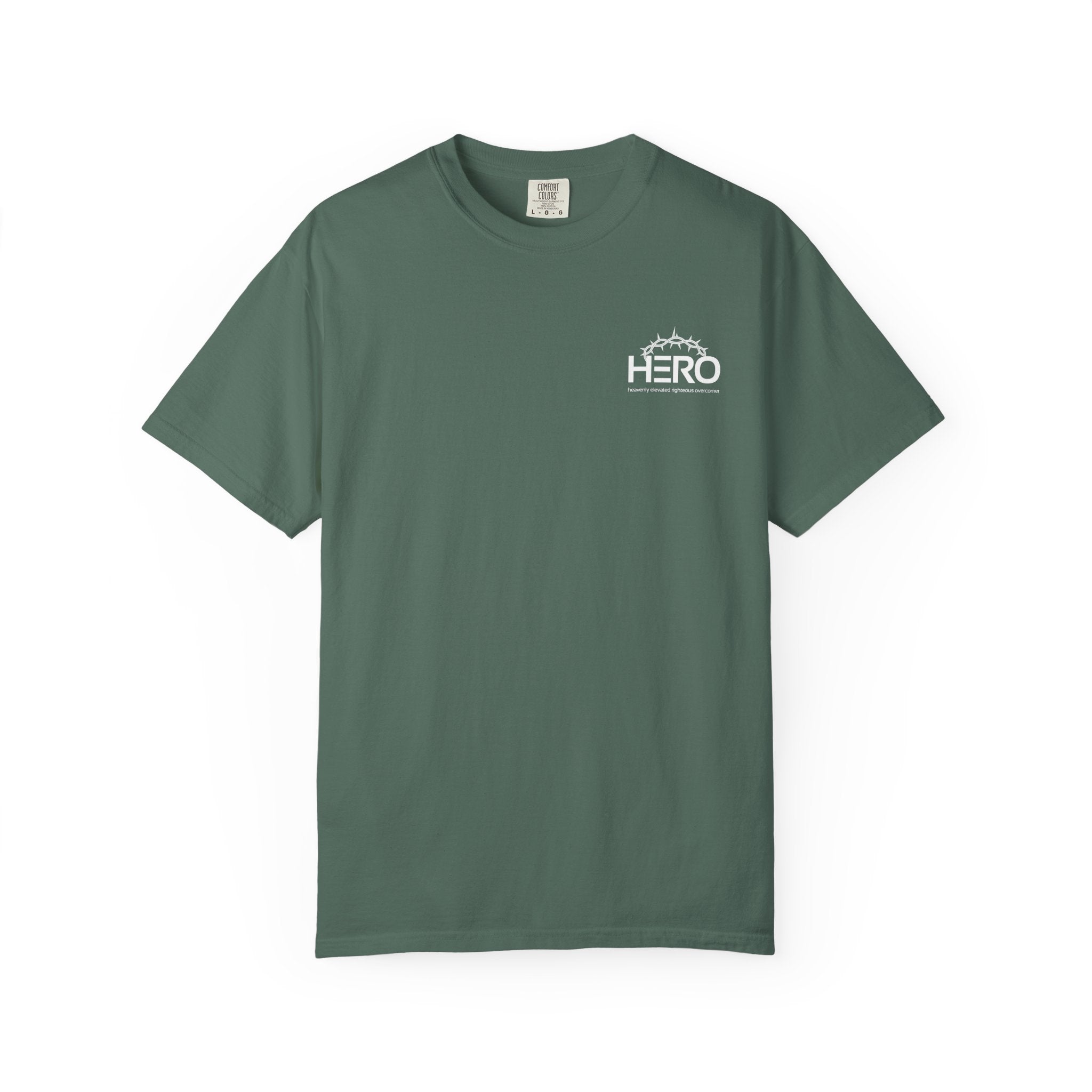 HERO Jesus is the main attraction Christian T-Shirt — "The HERO Steps Out" Faith Tee