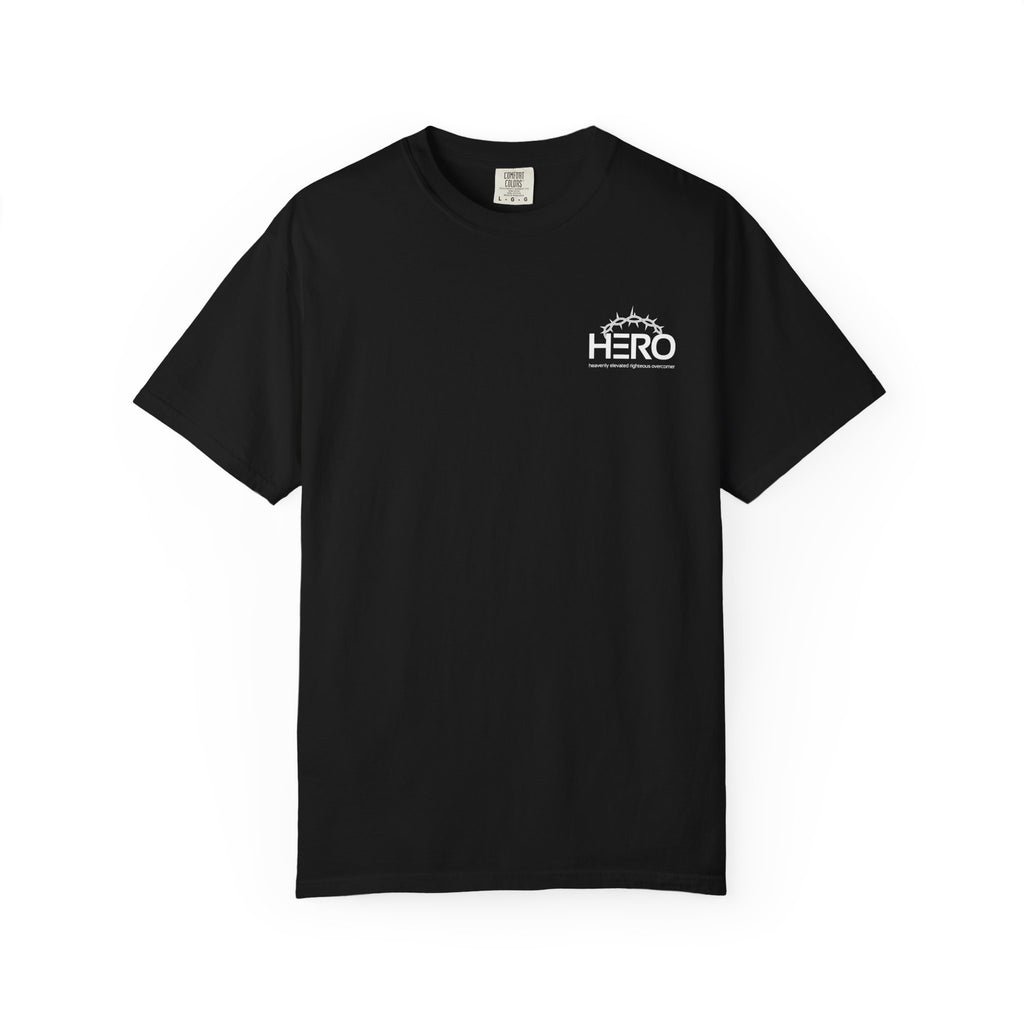 HERO Jesus is the main attraction Christian T-Shirt — "The HERO Steps Out" Faith Tee
