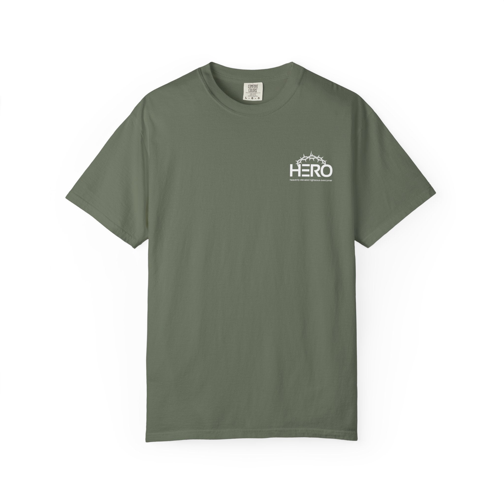 HERO Jesus is the main attraction Christian T-Shirt — "The HERO Steps Out" Faith Tee